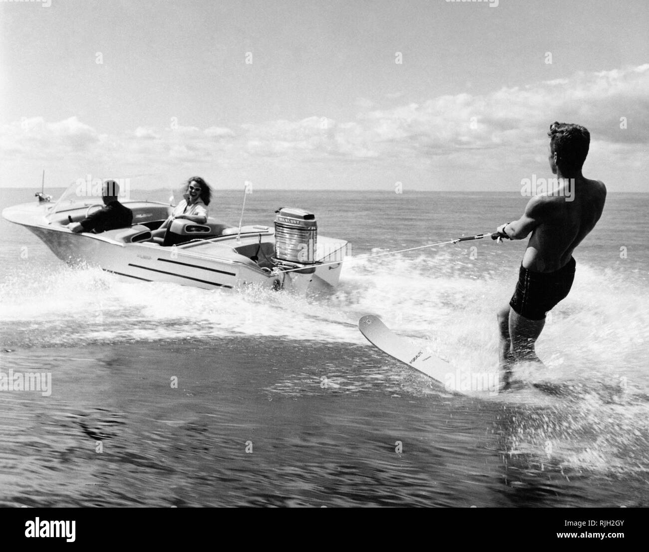 water ski, 1960 Stock Photo Alamy