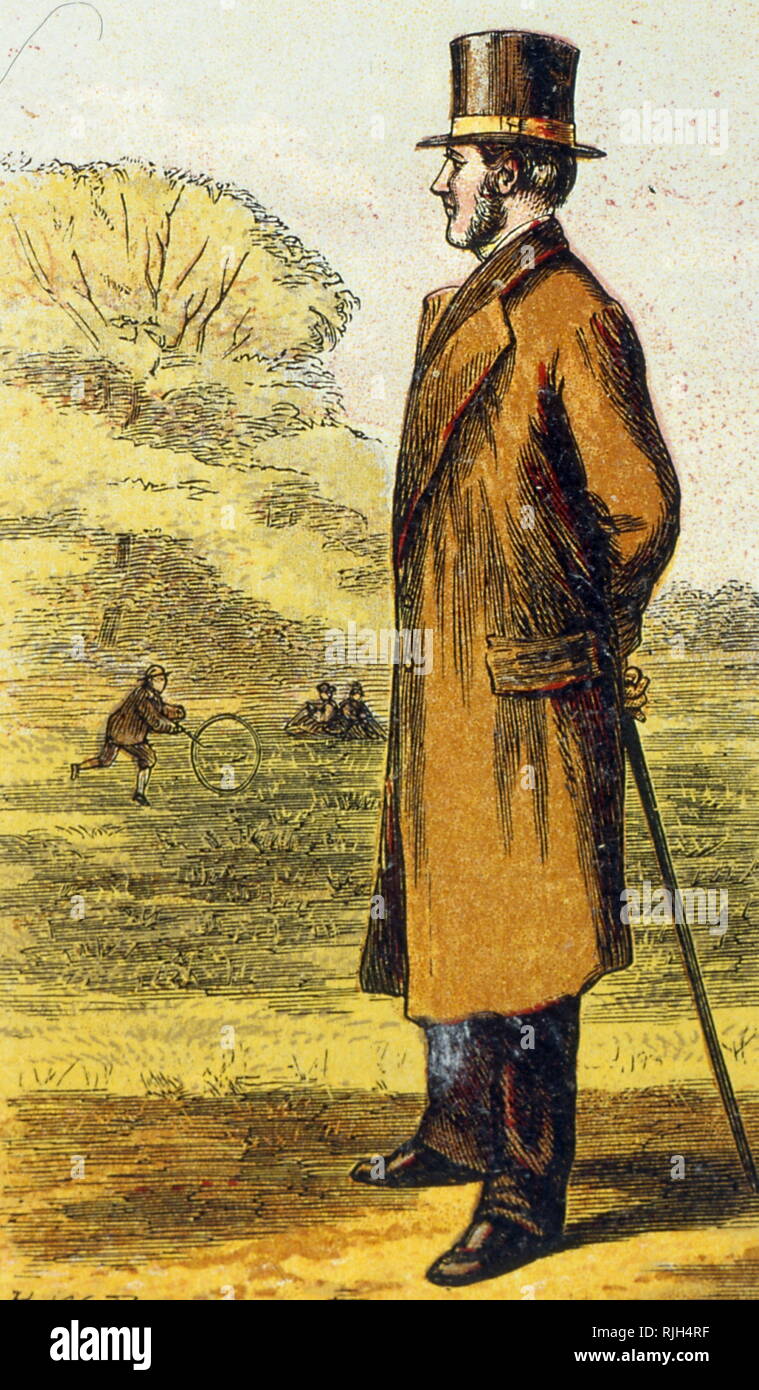 The Park Keeper; London street worker, Illustration, 1875 Stock Photo
