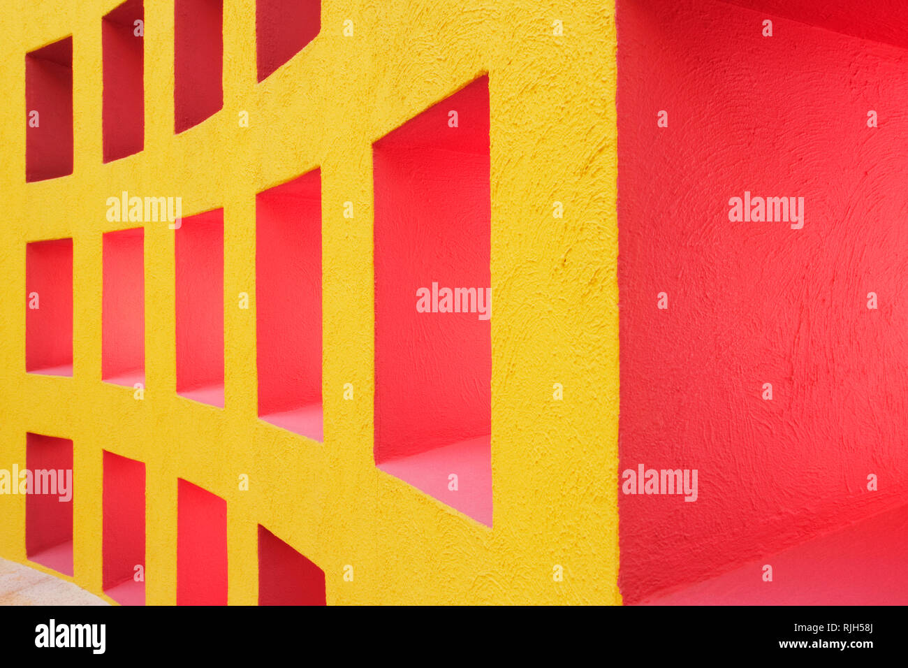 Artistic Niches in a Wall Stock Photo - Alamy