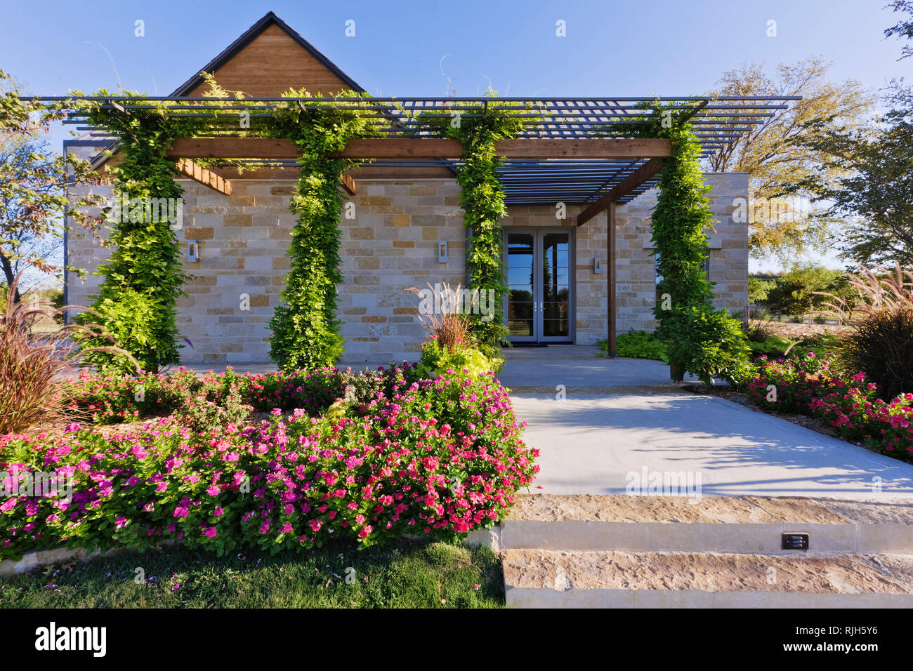 Energy Efficient Home Exterior Stock Photo - Alamy - Low Maintenance Energy Efficient Exterior Renovation Ideas