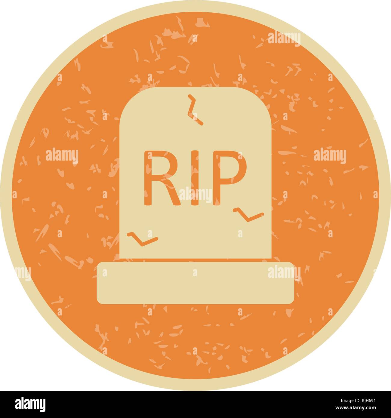 Grave Vector Icon Sign Icon Vector Illustration For Personal And Commercial Use... Clean Look Trendy Icon... Stock Vector