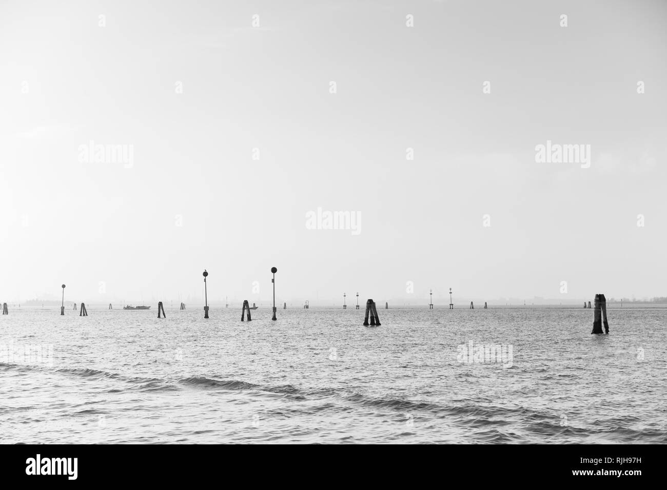 In der Laguna Veneta, Venedig, Italien Stock Photo