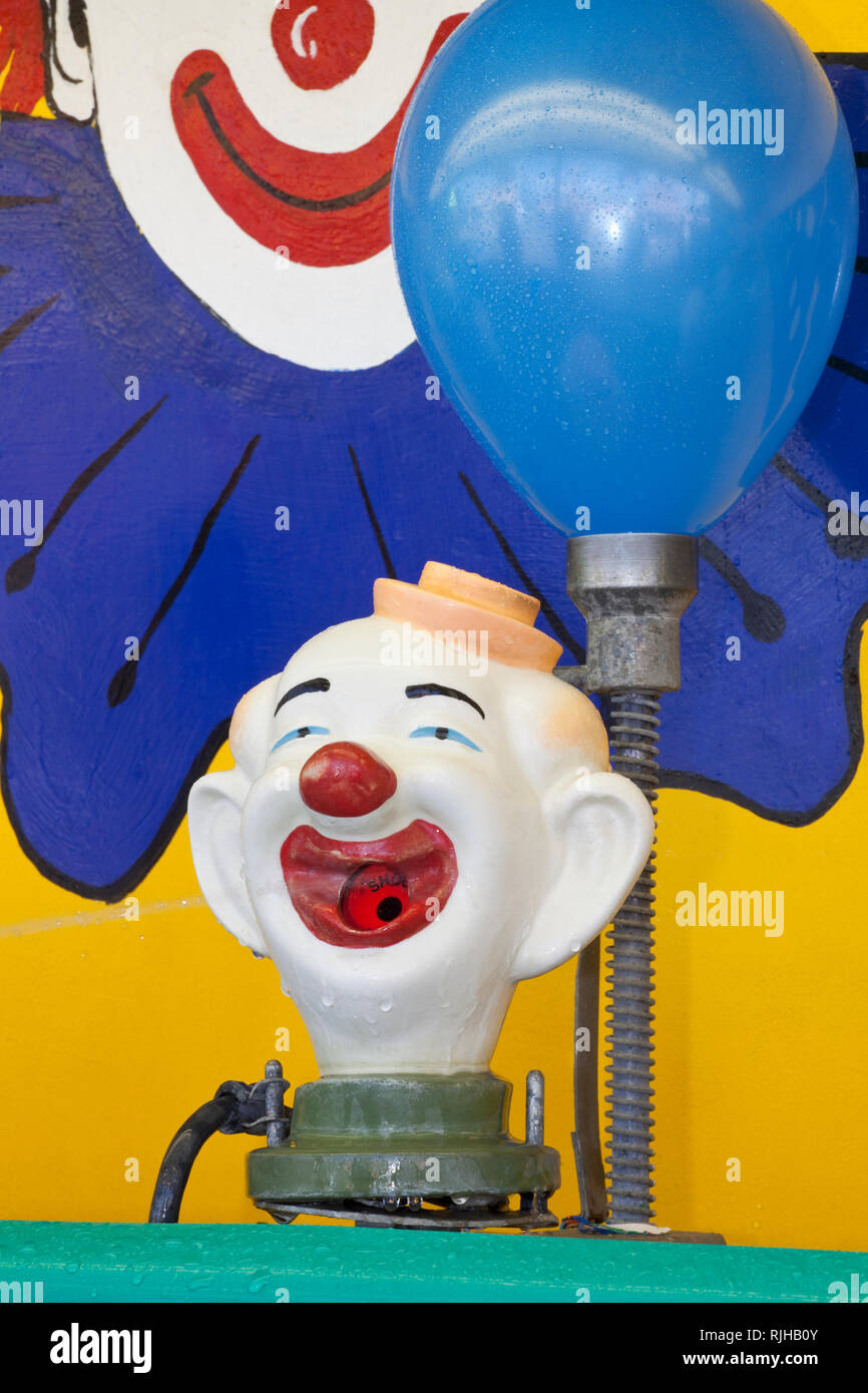 Balloon Clown Carnival Game Stock Photo Alamy