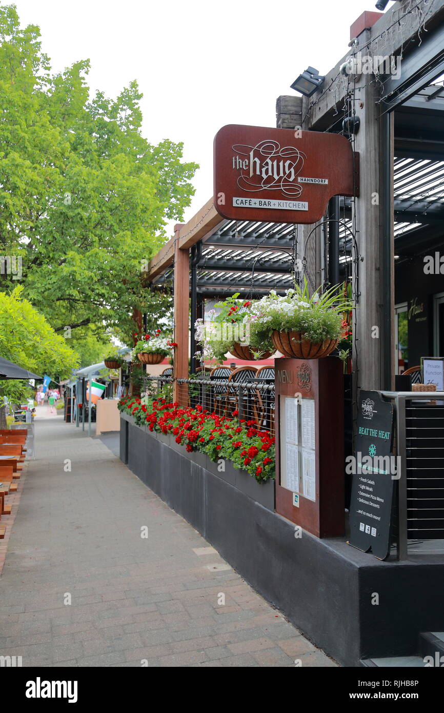 The Haus Café & Bar in Hahndorf, South Australia Stock Photo Alamy