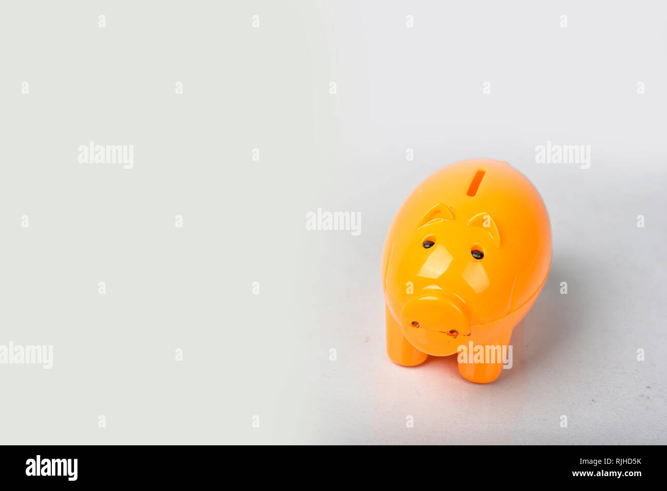 Piggy Bank isolated on white background Stock Photo - Alamy