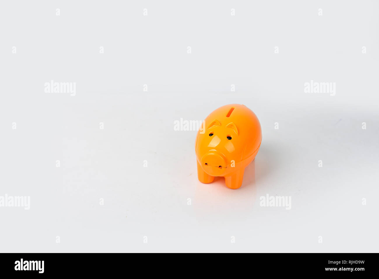 Piggy Bank isolated on white background Stock Photo - Alamy