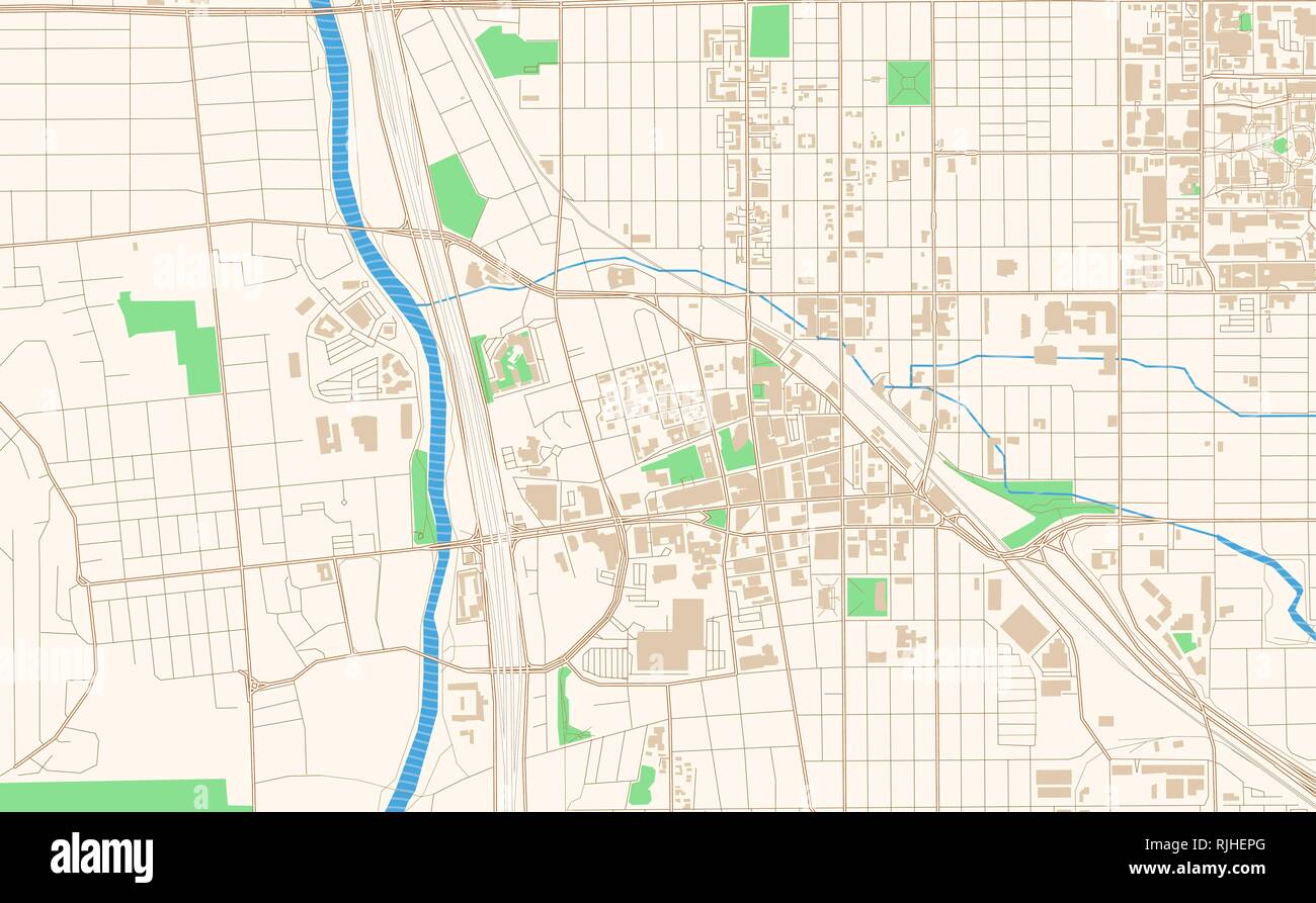 Map Of Downtown Tucson Tucson Arizona Printable Map Excerpt. This Vector Streetmap Of Downtown  Tucson Is Made For Infographic And Print Projects Stock Vector Image & Art  - Alamy