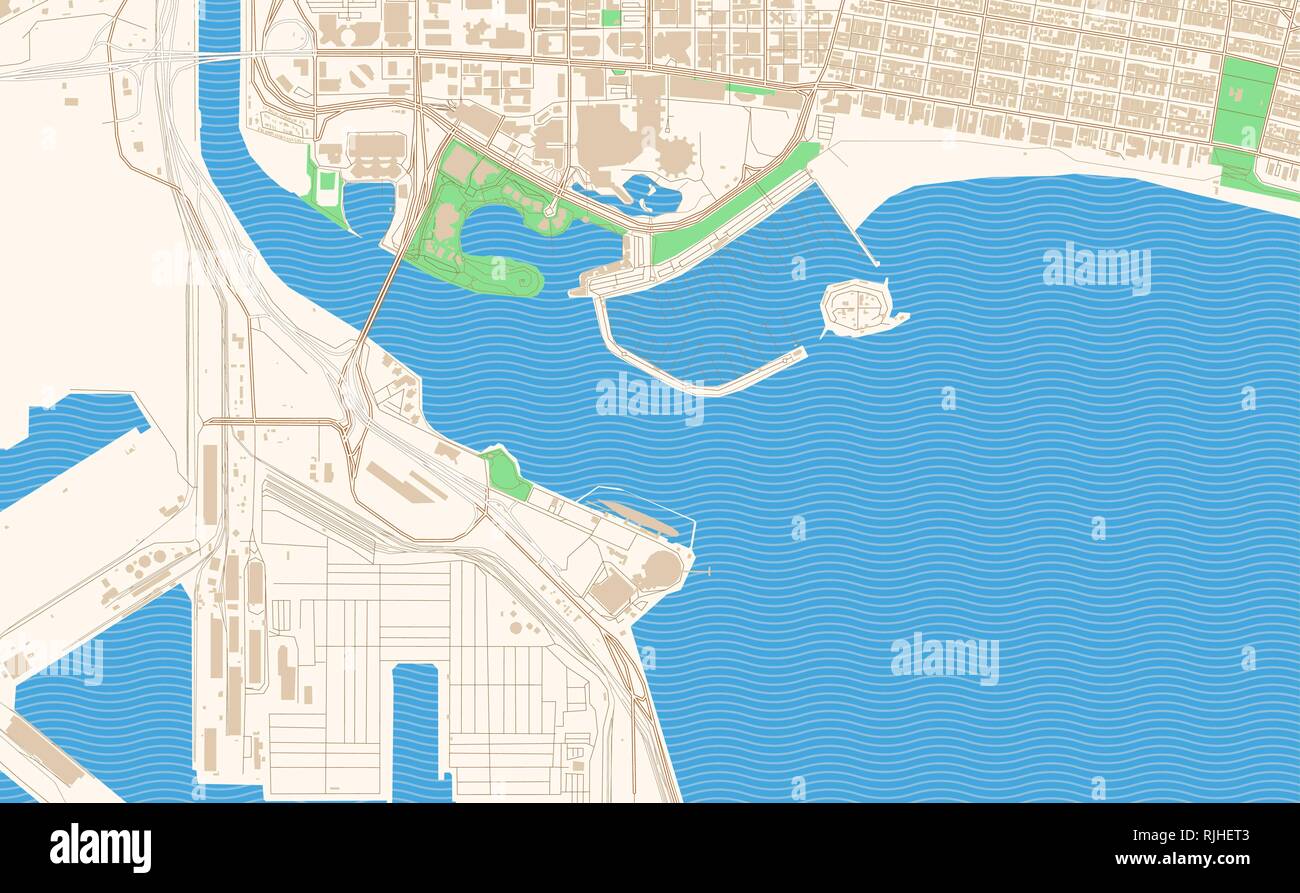 Map Of Long Beach California - Maping Resources