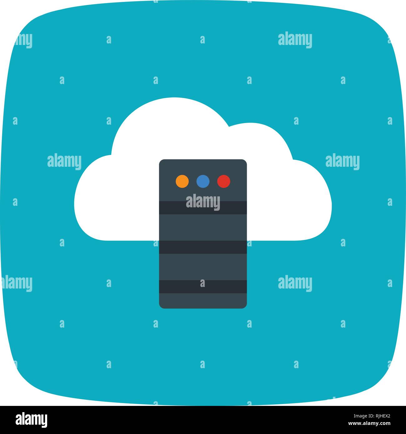 Data base Vector Icon Sign Icon Vector Illustration For Personal And Commercial Use... Clean Look Trendy Icon... Stock Vector