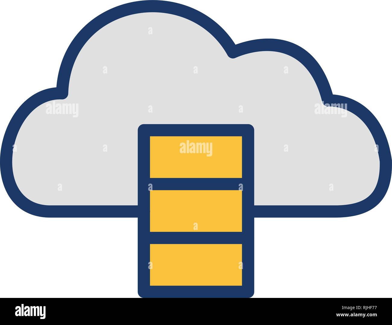 Data base Vector Icon Sign Icon Vector Illustration For Personal And Commercial Use... Clean Look Trendy Icon... Stock Vector