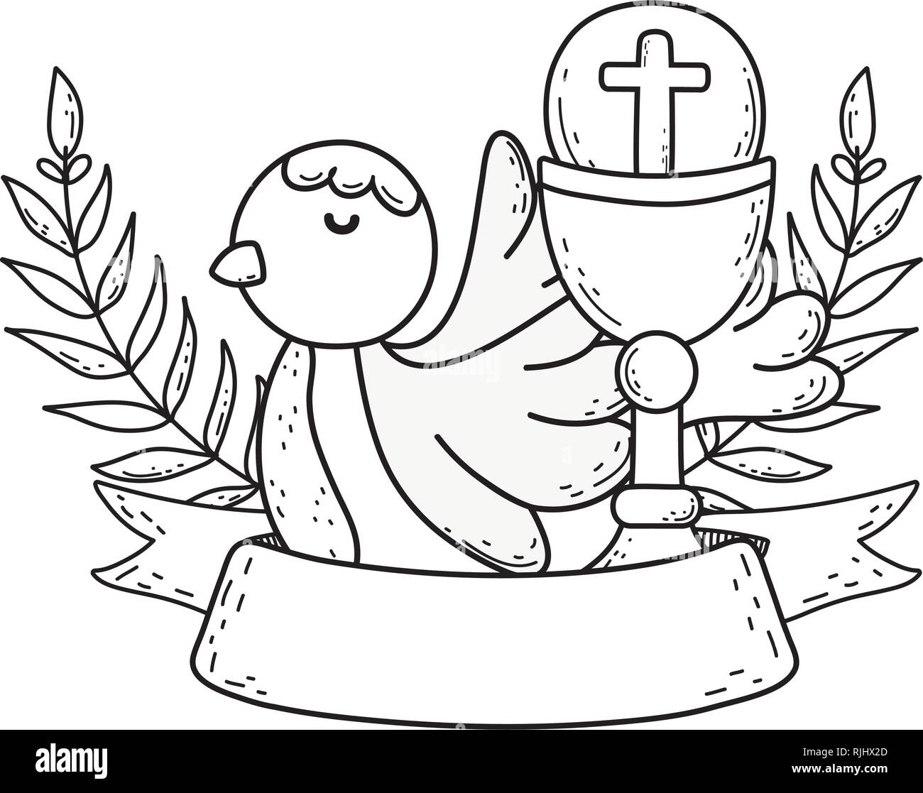 Jesus baptism dove Stock Vector Images - Alamy