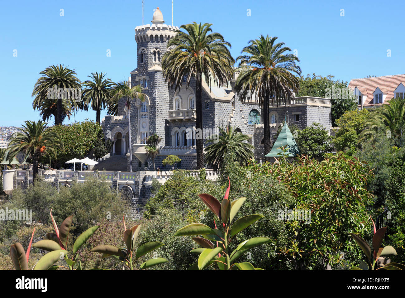 Chile, Vina del Mar, Brunet Castle, historic monument, Stock Photo