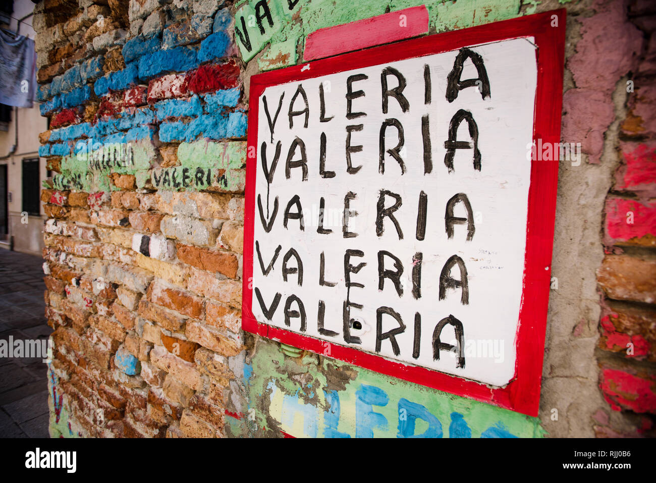 Valeria. Venezia. Stock Photo