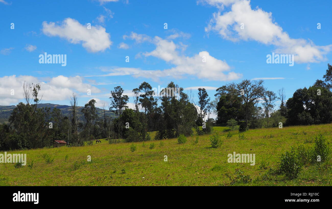 Chiquinquira Landscapes Stock Photo