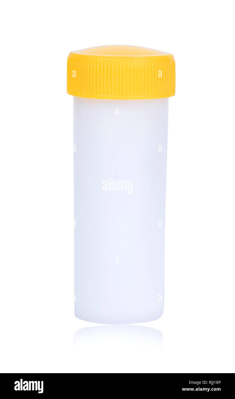 Plastic bottle isolated on white background Stock Photo - Alamy