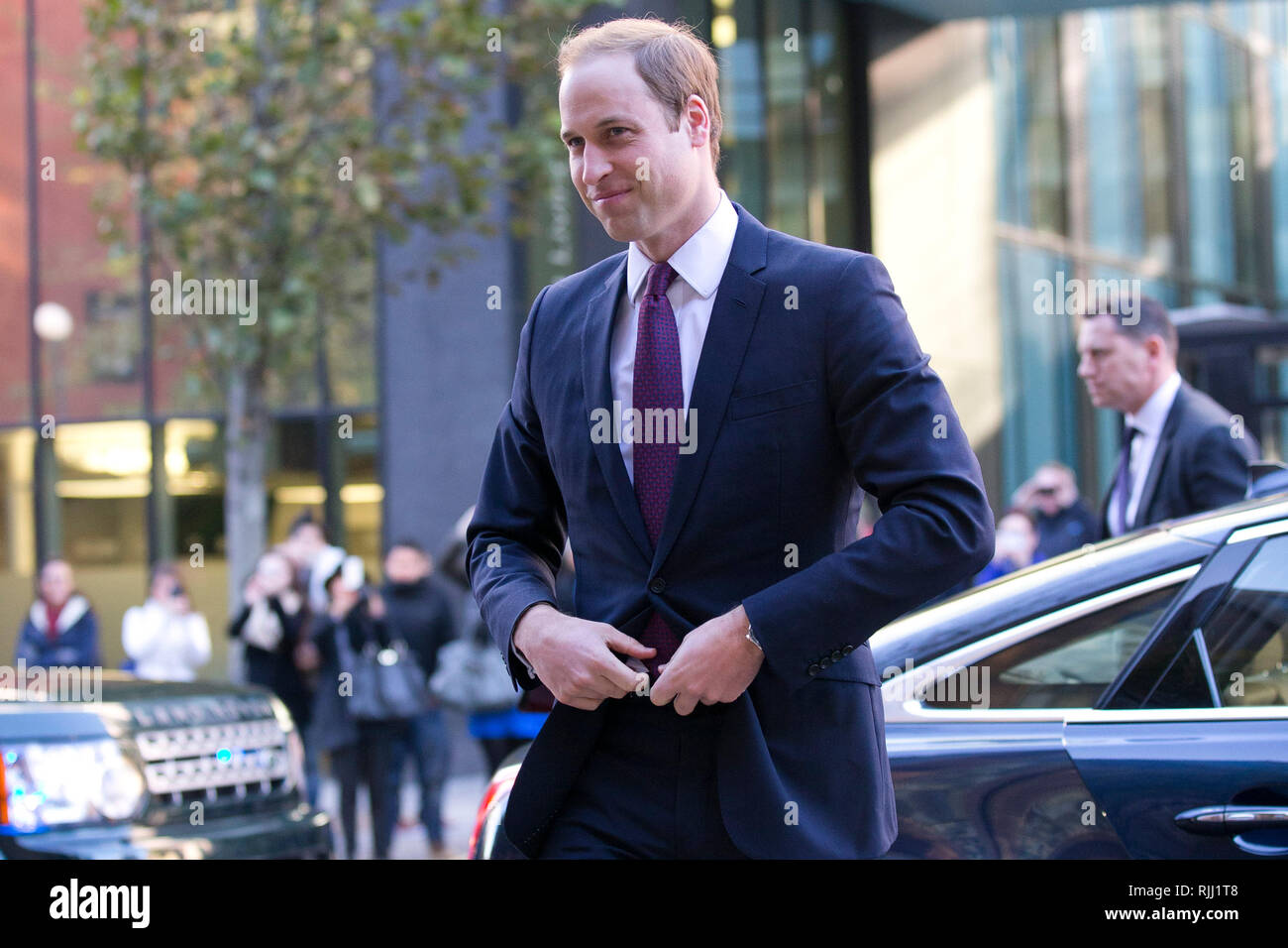 UK, London : The Duke and Duchess of Cambridge arrive at Only Connect