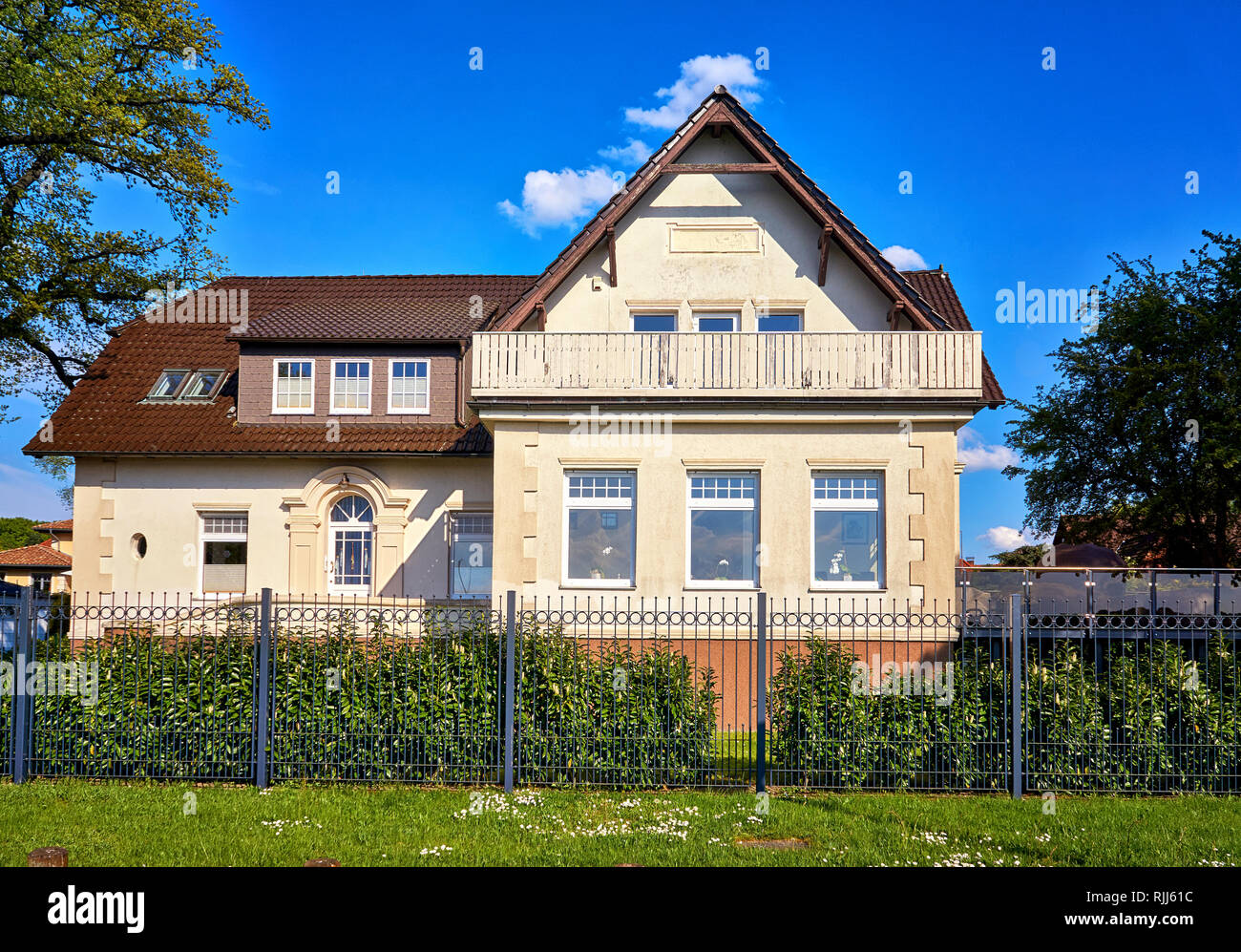 House With Wooden Balcony In Zippendorf On Lake Schwerin