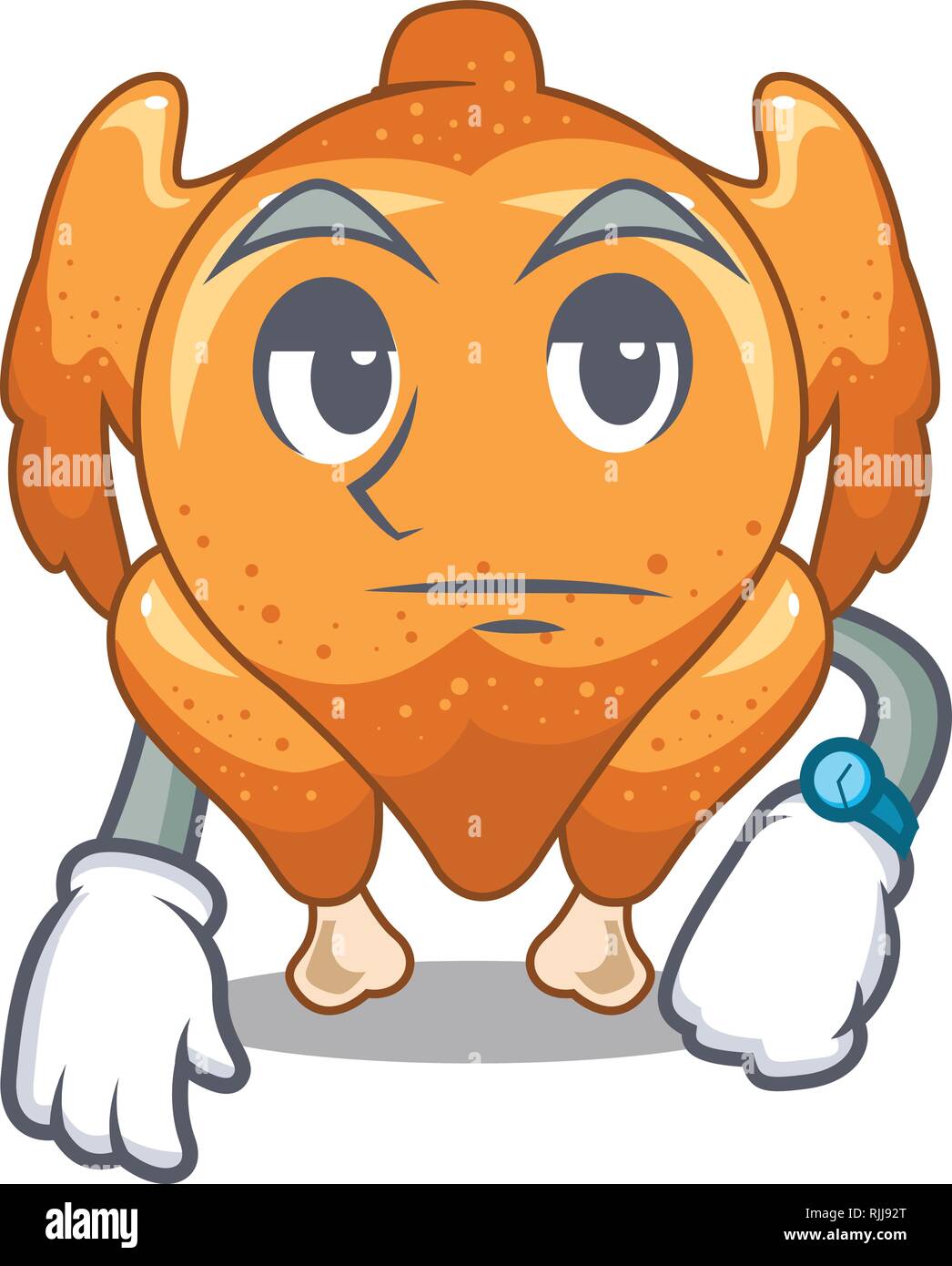 pic Cartoon Food Cartoon Rotisserie Chicken https www alamy com waiting cartoon roast chicken ready to eat image235200864 html