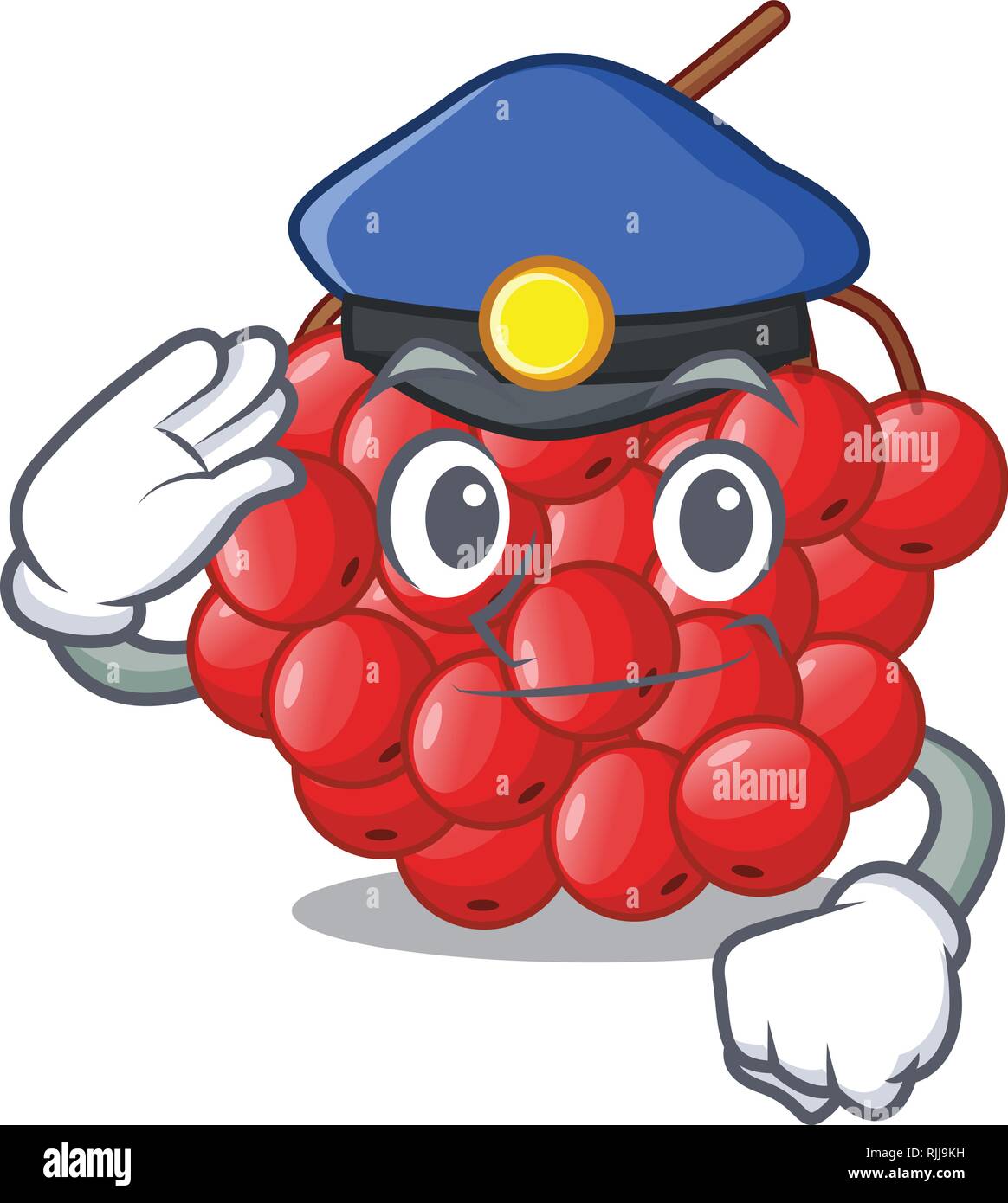 Police rowan berries fruit on cartoon wood Stock Vector Image & Art - Alamy