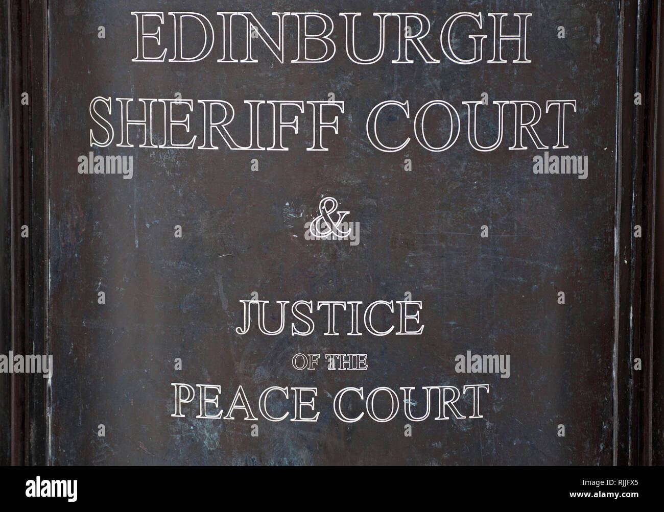 Edinburgh Sheriff Court, Chambers Street, Edinburgh, Scotland, UK Stock