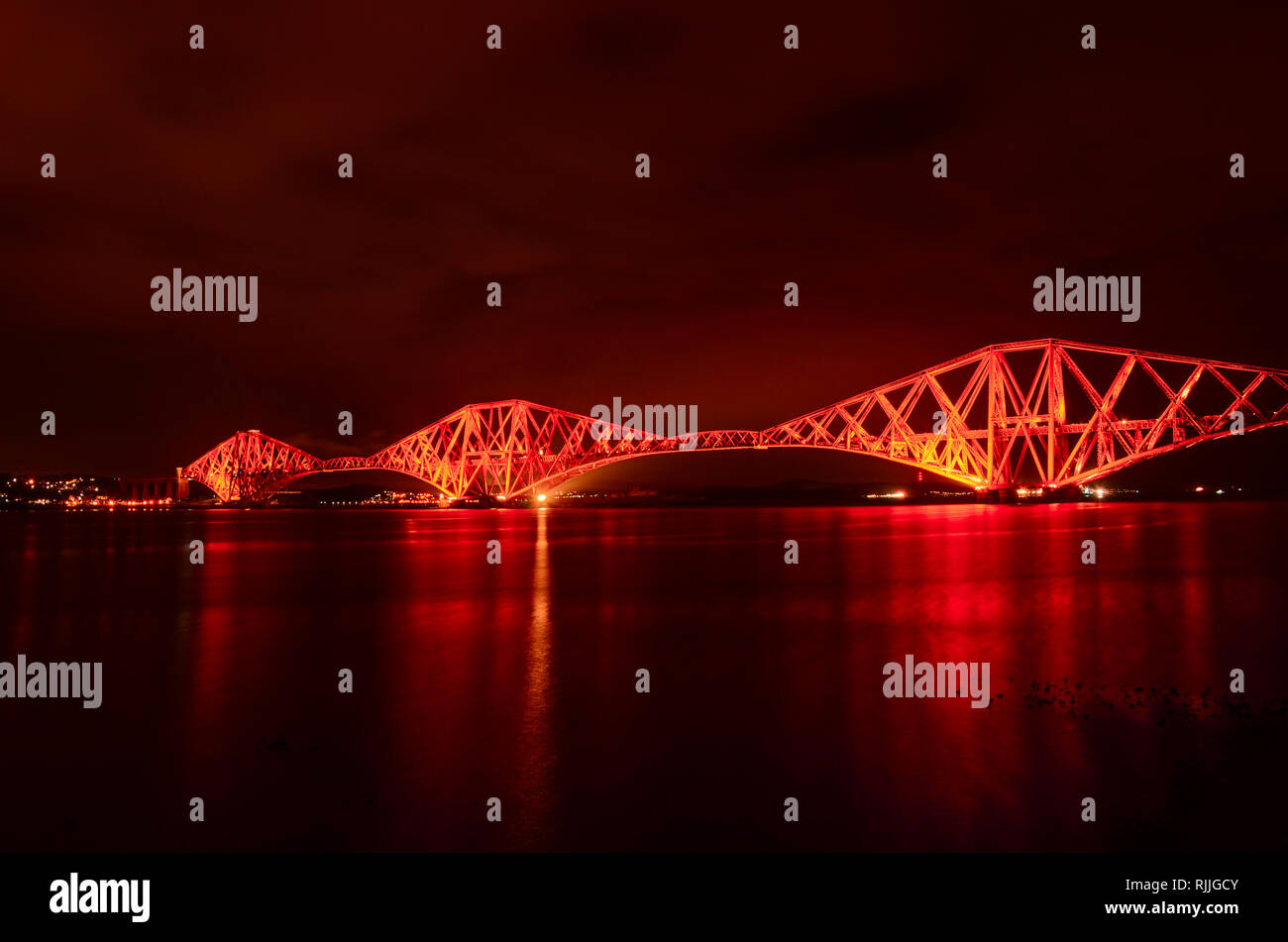 The Forth Rail Bridge, Scotland Stock Photo