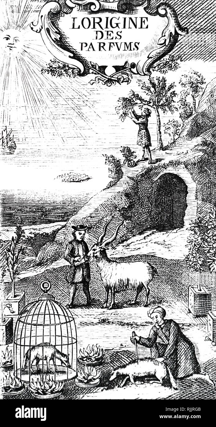 A frontispiece showing the various animal and vegetable sources of ...