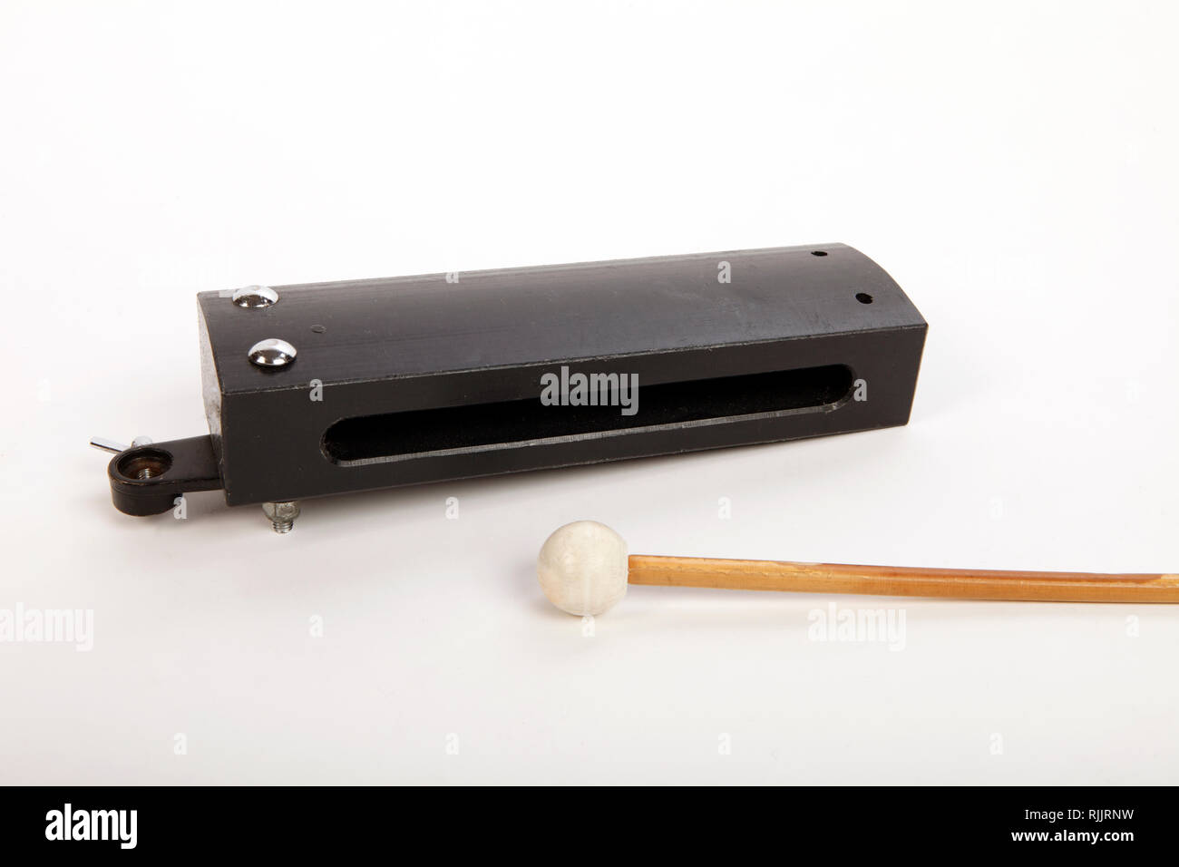 man-made mounted polyblock wood block, with hard beater Stock Photo - Alamy