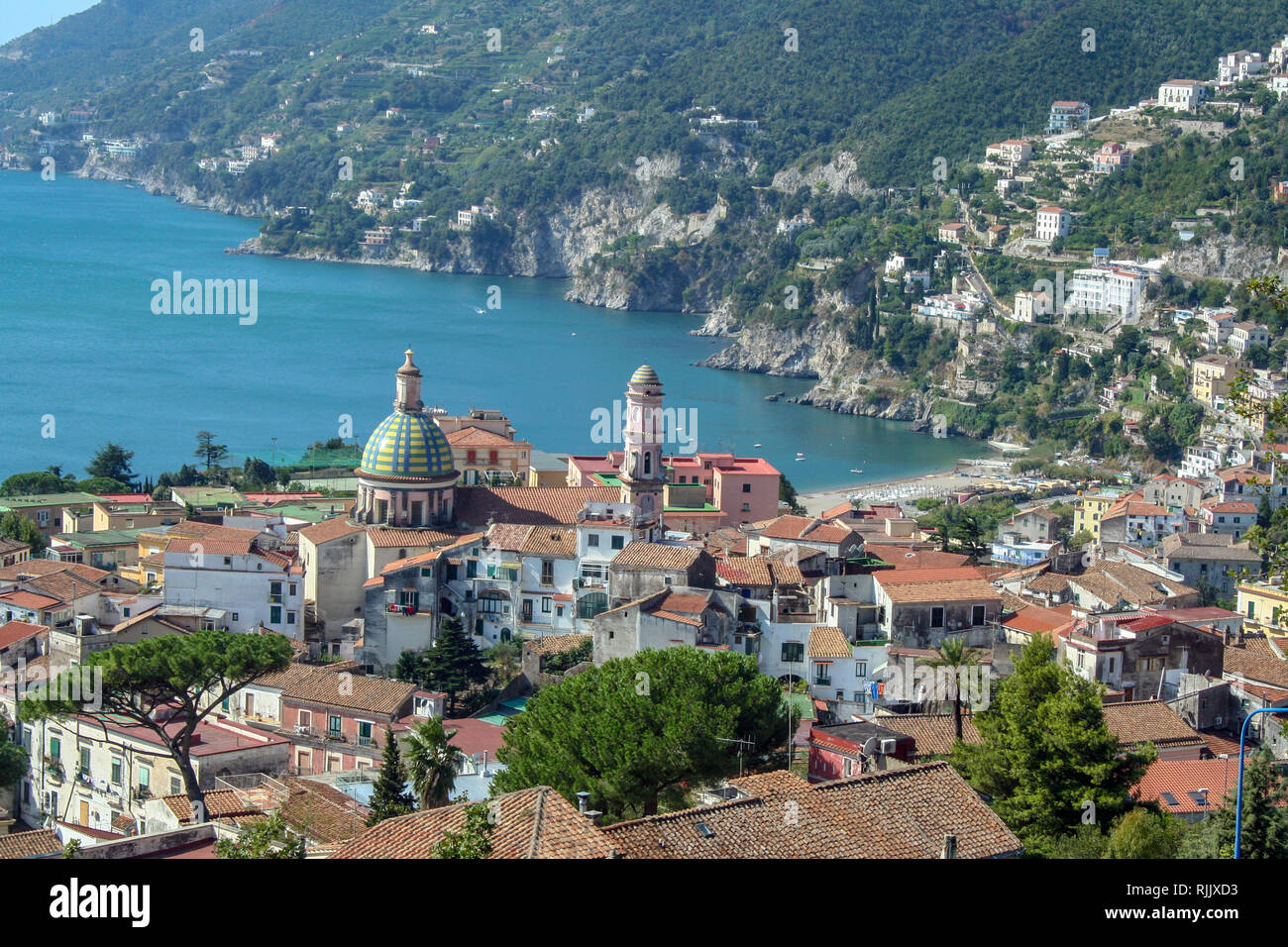 Landscape of Vietri sul Mare, beautiful town on Amalfi coast, Campania, Italy Stock Photo Alamy Landscape of Vietri sul Mare, beautiful town on Amalfi coast, Campania, Italy Stock Photo Alamy