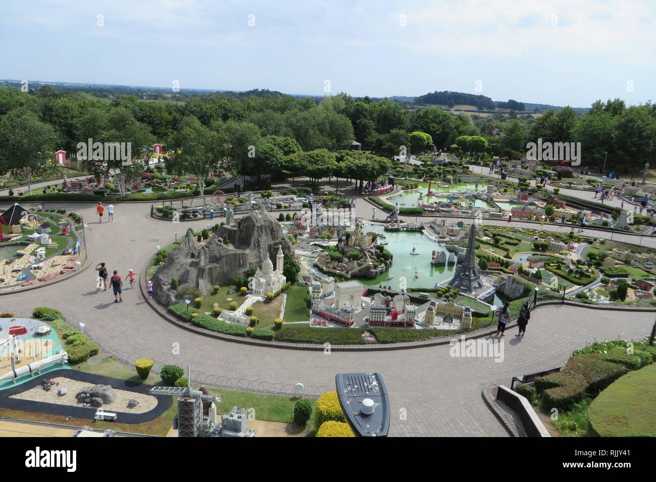 Mini Legoland View of Stock Photo Alamy