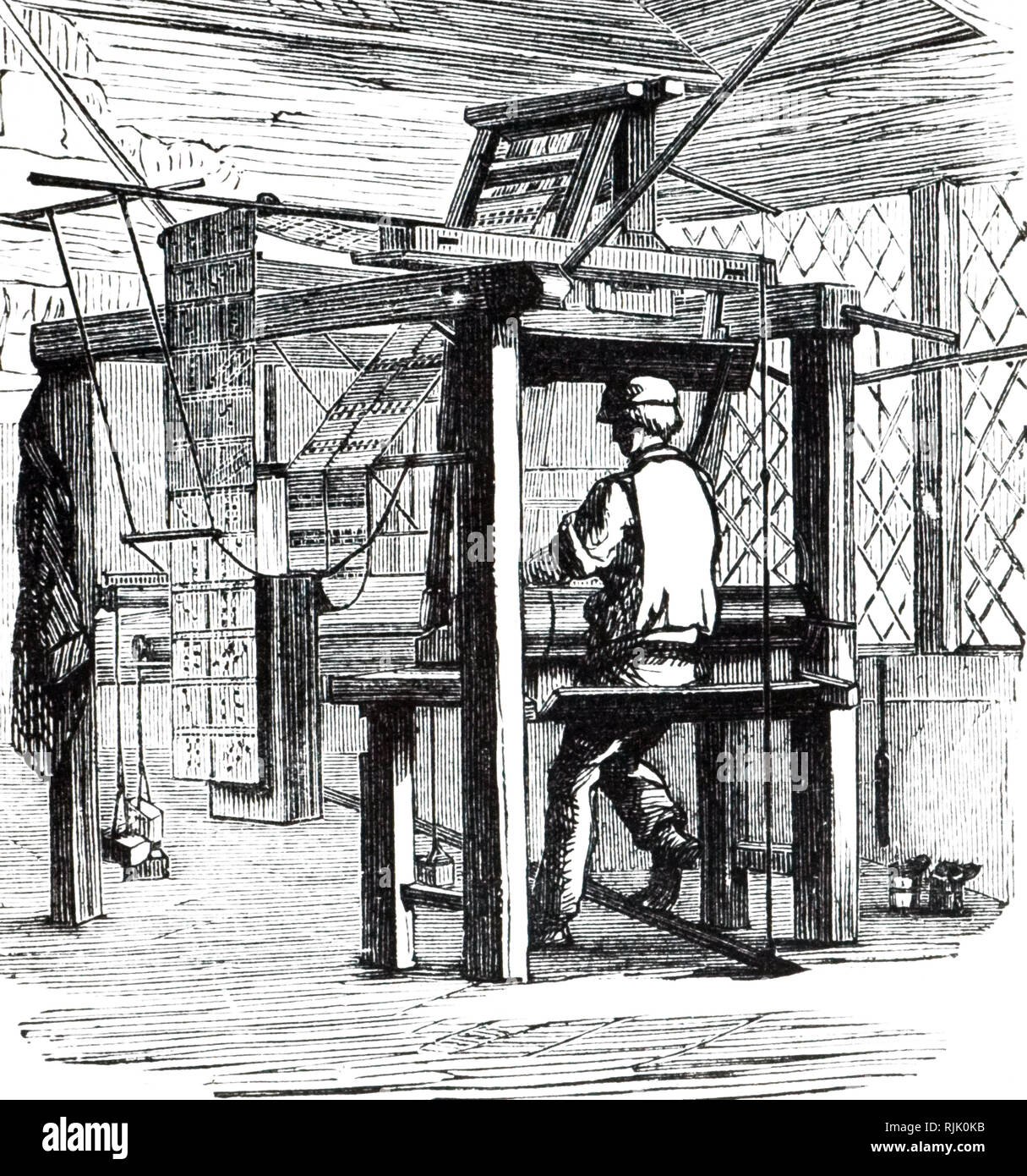 Jacquard machine hires stock photography and images Alamy