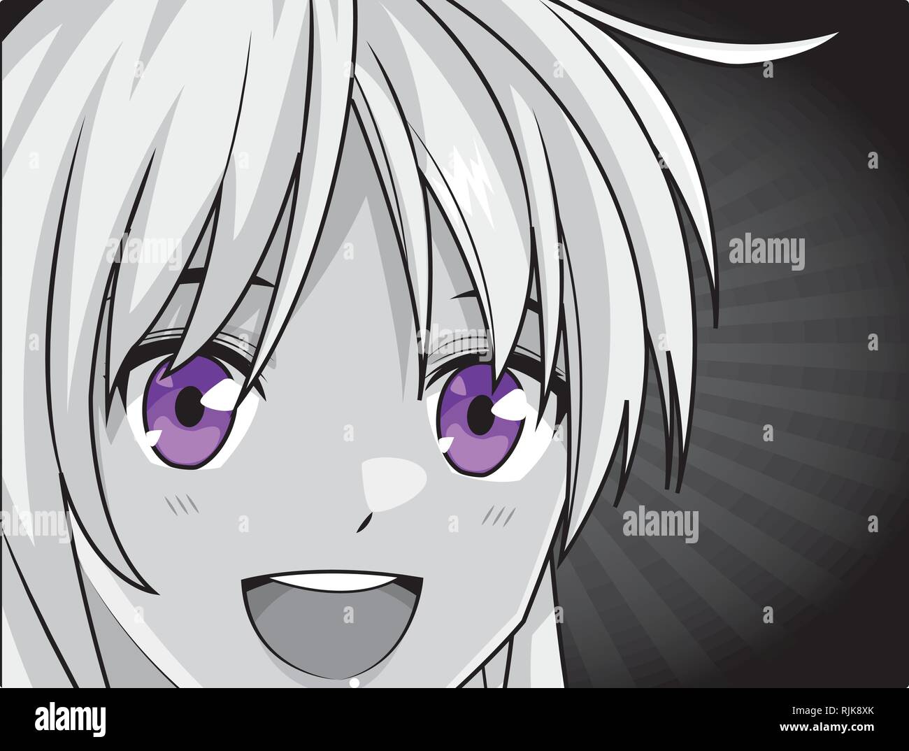 Dark Purple Eyes Stock Vector Images Alamy