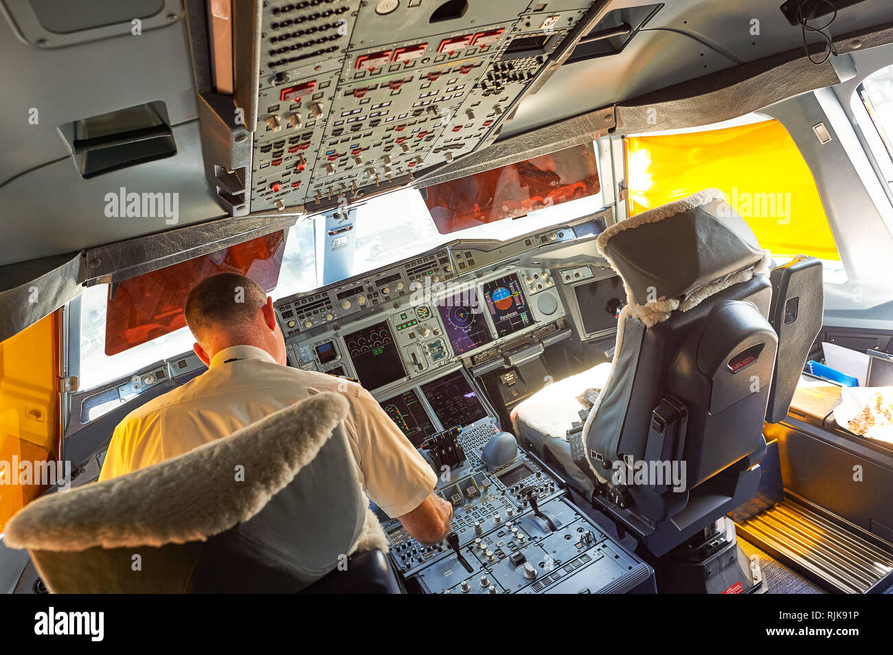 Bangkok Thailand March 31 2015 Interior Of Emirates