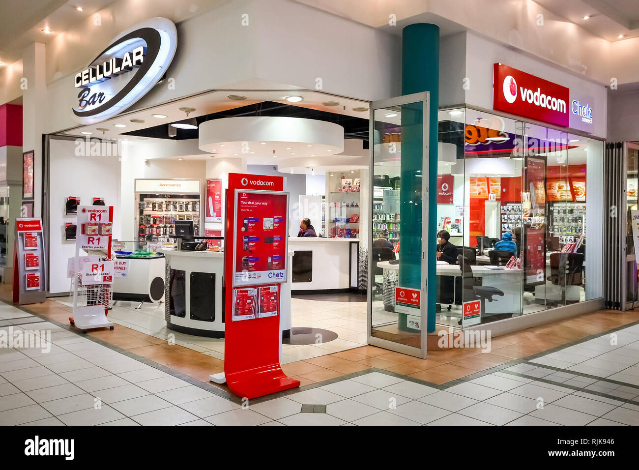 Johannesburg, South Africa July 05 2011 Inside interior of a mobile