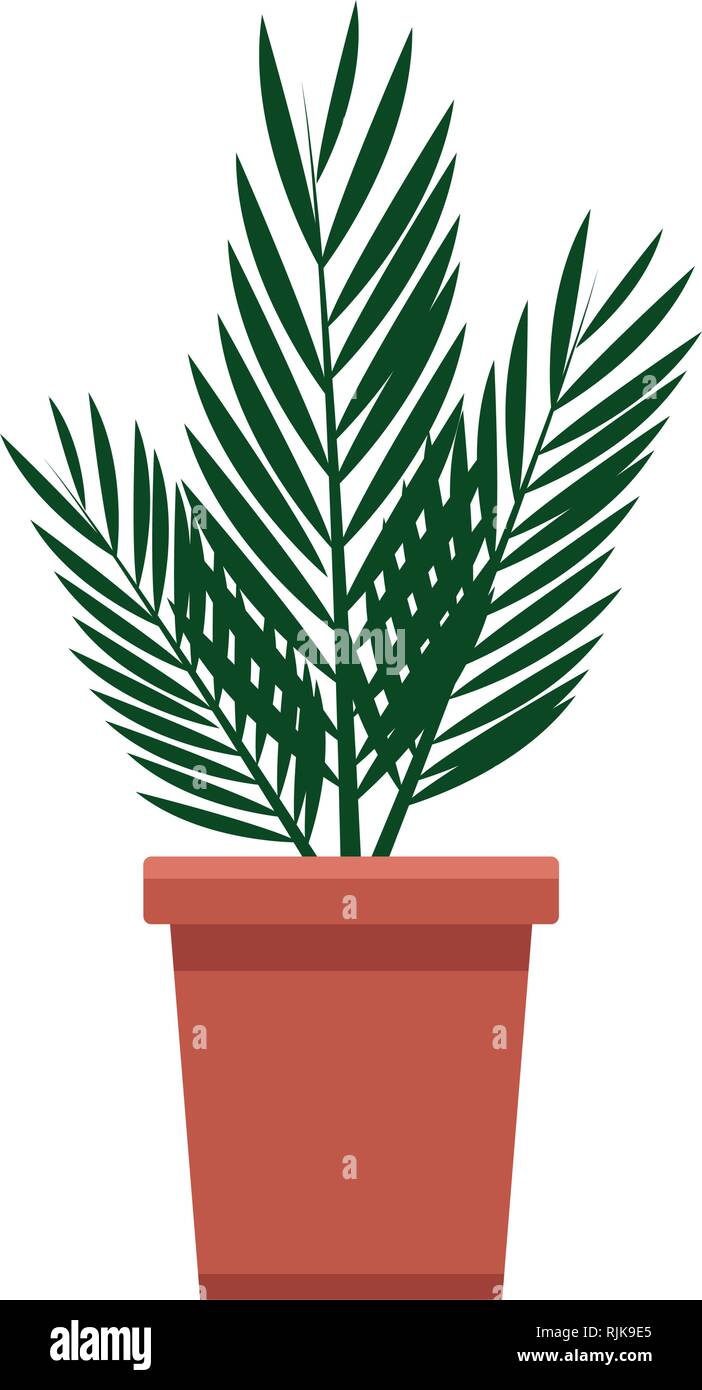 plant in pot cartoon Stock Vector Image & Art Alamy