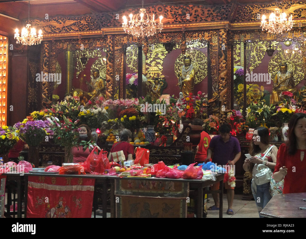 chinese new year shrine