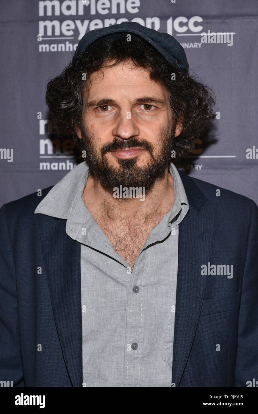 New York, USA. 5th Feb 2019. Géza Röhrig attends 'To Dust' New York Screening at The JCC on February 05, 2019 in New York City. Credit: Erik Pendzich/Alamy Live News Stock Photo