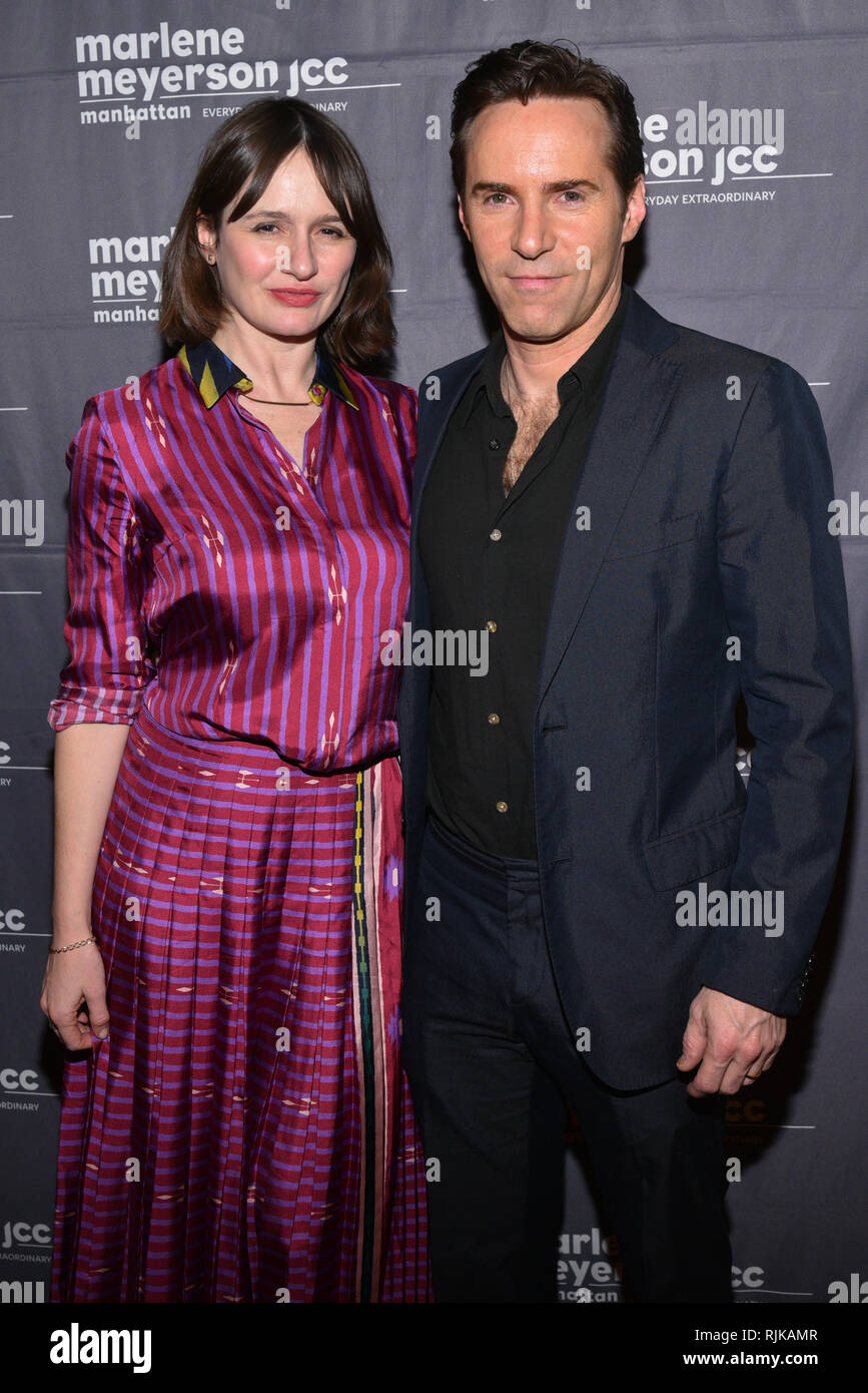 New York, USA. 5th Feb 2019. Emily Mortimer and Alessandro Nivola attend 'To Dust' New York Screening at The JCC on February 05, 2019 in New York City. Credit: Erik Pendzich/Alamy Live News Stock Photo
