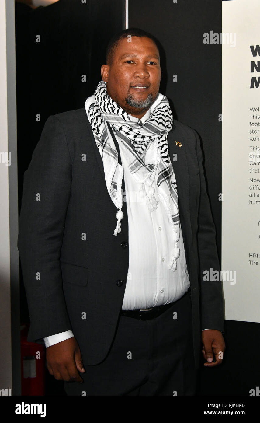 London, UK. 7th Feb 2019. Nelson Mandela’s grandson, Nkosi Zwelivelile ...