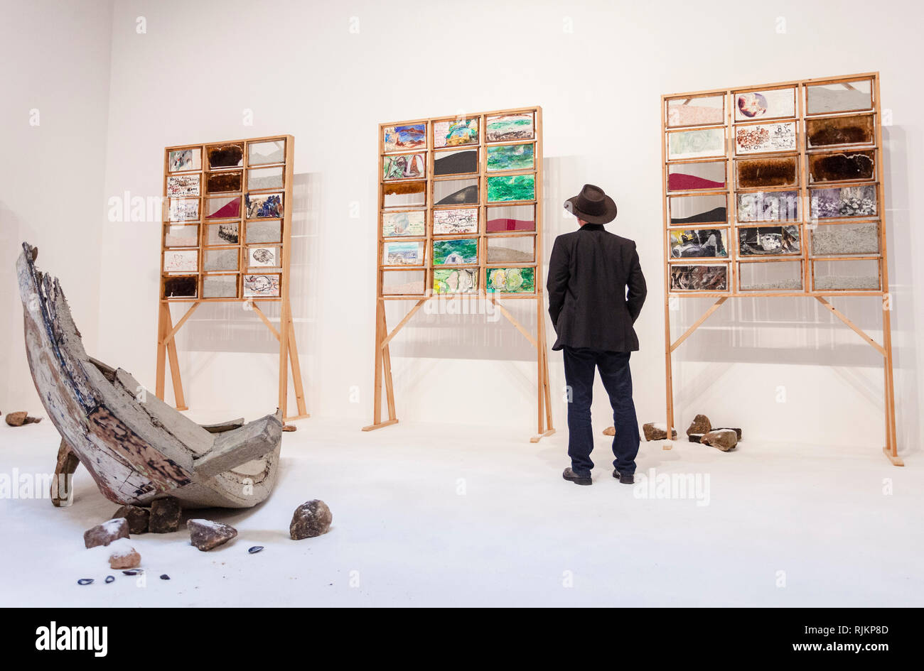 St Ives, Cornwall, UK. 7th February 2019. Tate St Ives gallery opening