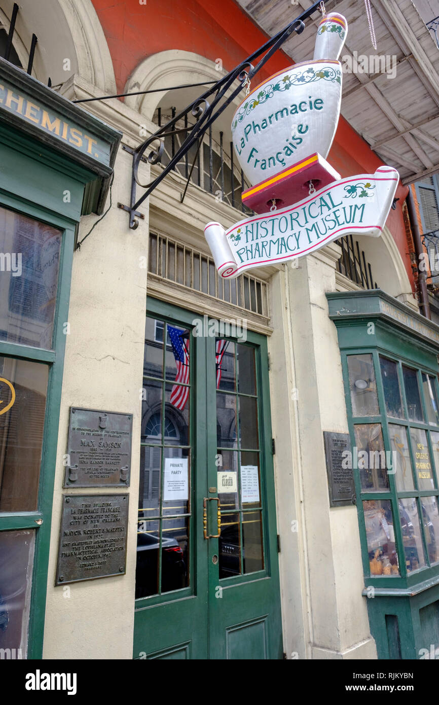 New Orleans Historical Pharmacy Museum, Apothecary, Chartres Street