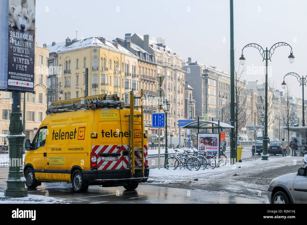 Cars traffic at Tervueren avenue, Brussels, Belgium Stock Photo Alamy
