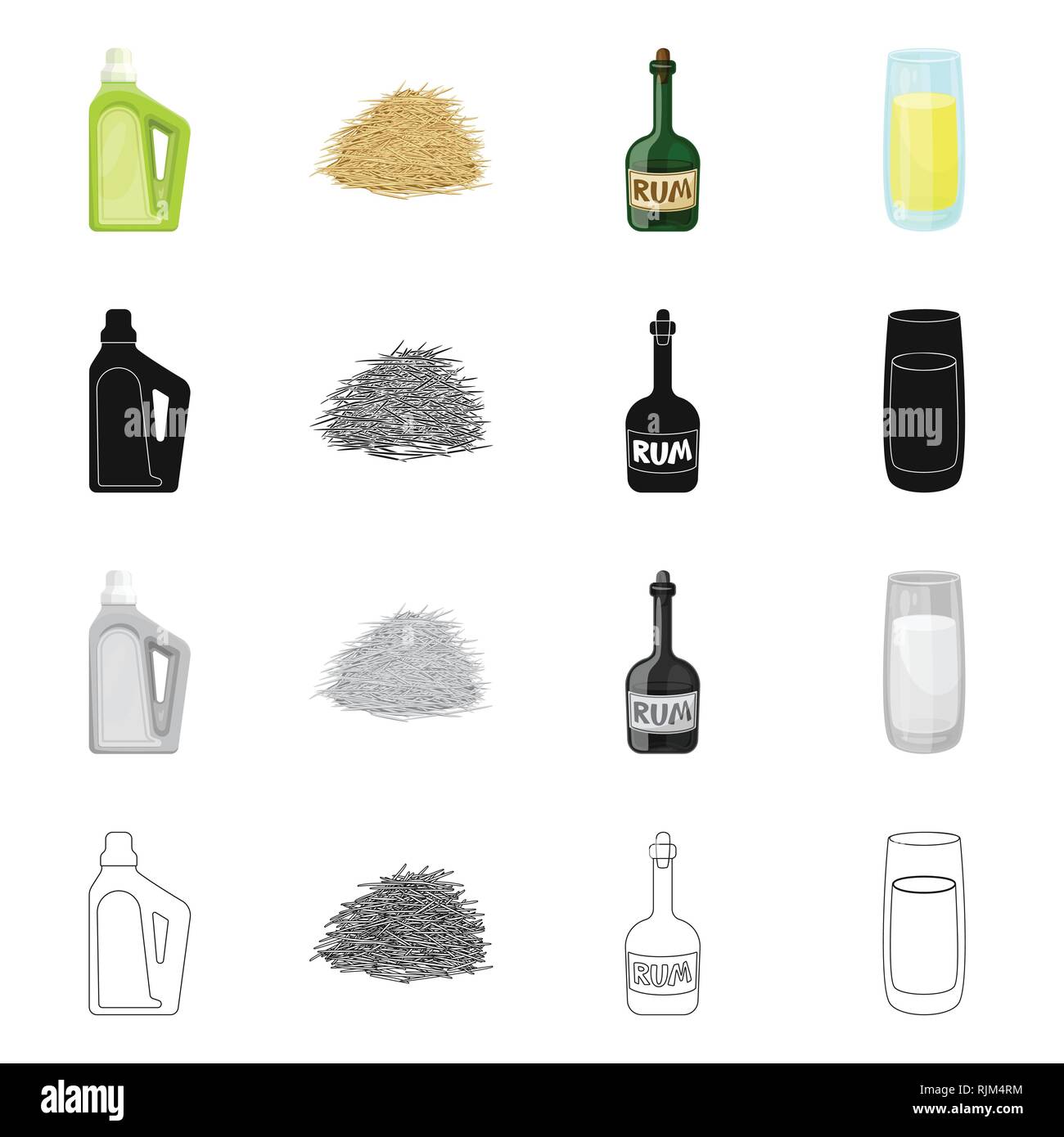 Molasses alcohol Stock Vector Images Alamy