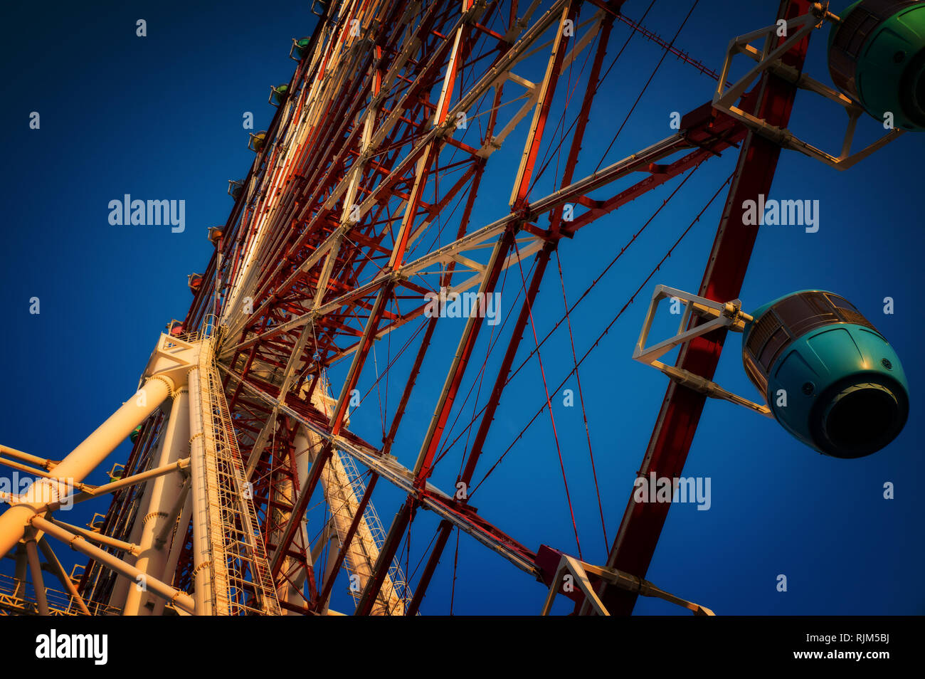 Big Wheel/Ferris Wheel, with blue sky Stock Photo