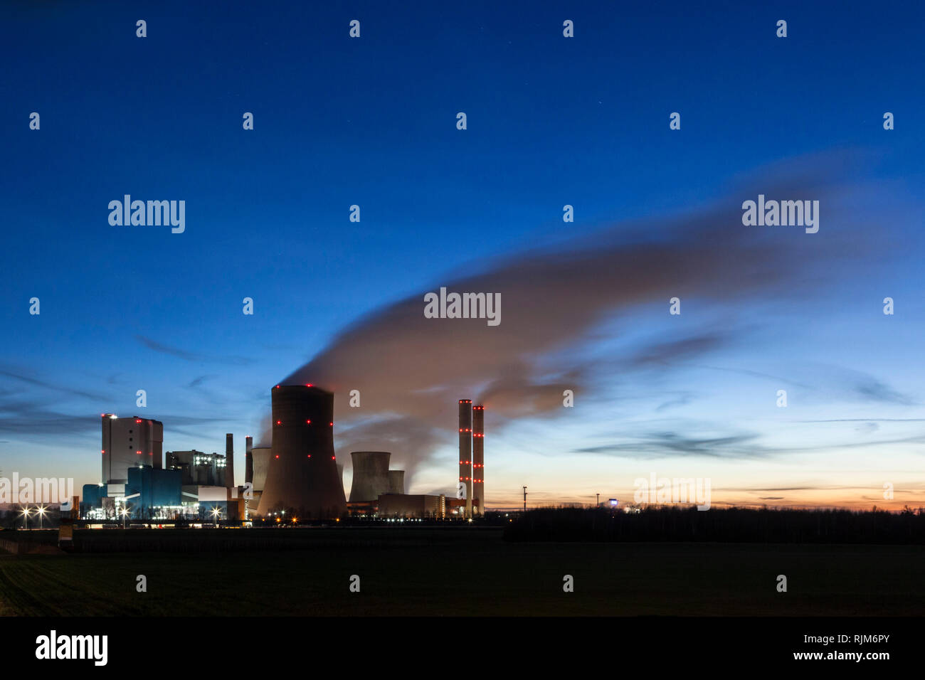 Rwe power ag niederaussem power plant hi-res stock photography and ...