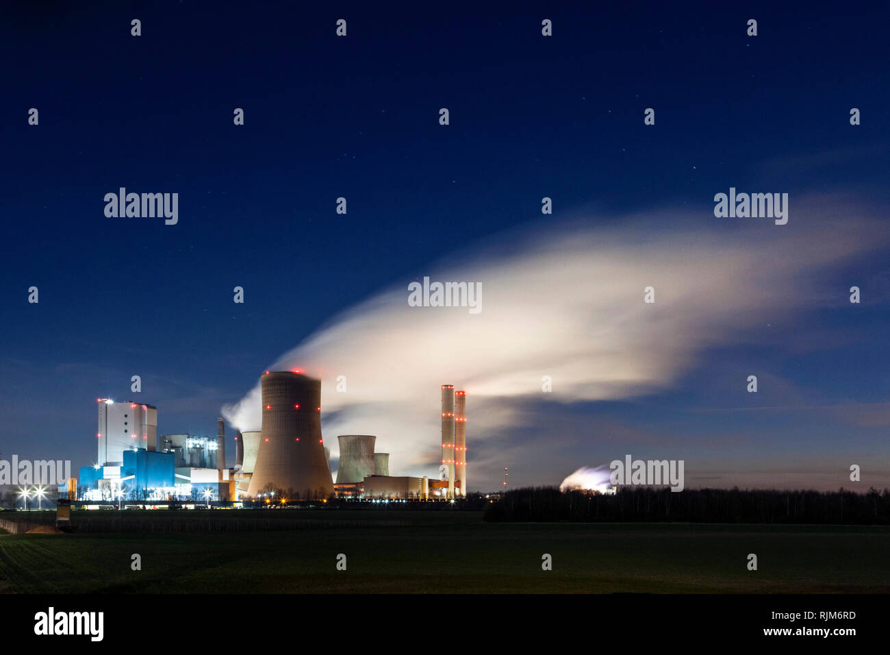 Rwe power ag niederaussem power plant hi-res stock photography and ...