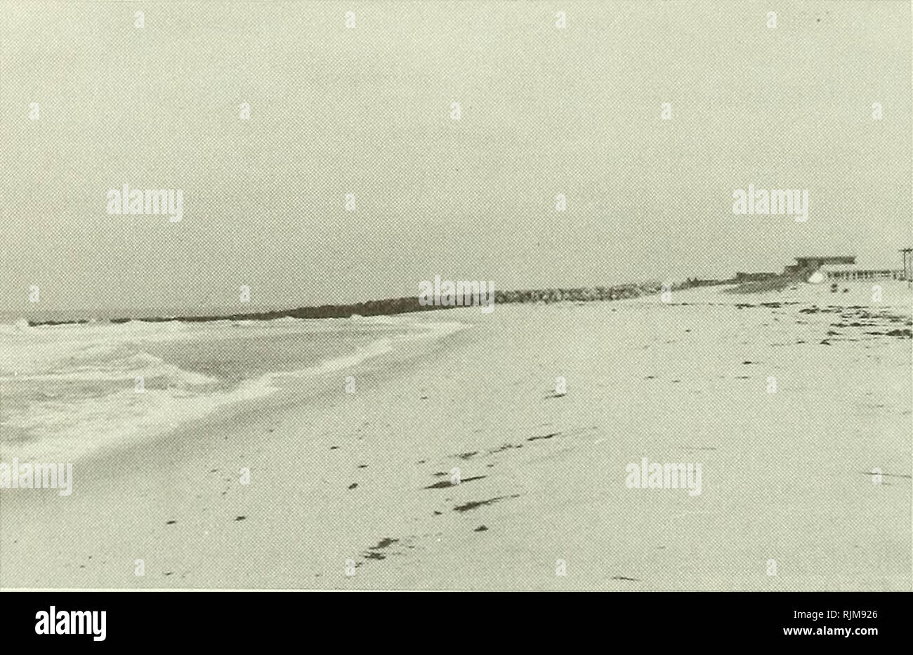 . Beach changes at Westhampton Beach, New York, 1962-73. Coast changes; Groins (Shore protection); Coastal engineering. -&quot;%f**&quot; Figure 2. View east from profile line 1 (see Fig. 4), 6 September 1974.. Figure 3. View west from profile line 7 (see Fig. 4) 6 September 1974. 10. Please note that these images are extracted from scanned page images that may have been digitally enhanced for readability - coloration and appearance of these illustrations may not perfectly resemble the original work.. DeWall, Allan E; Coastal Engineering Research Center (U. S. ). Fort Belvoir, Va. : U. S. Arm Stock Photo