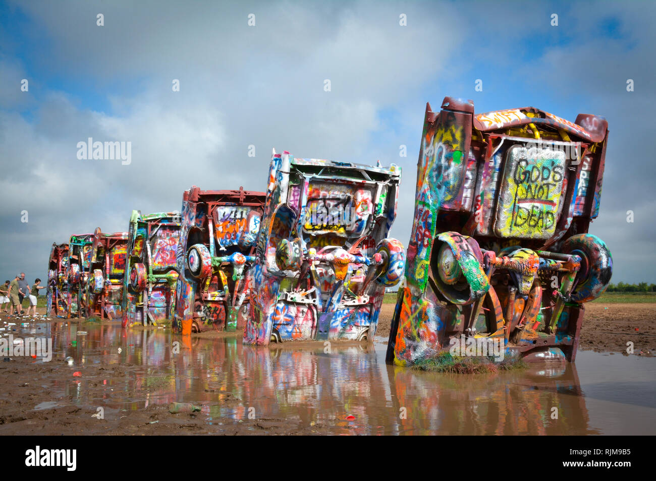 Visitors spray paint on vehicles hi-res stock photography and images - Alamy