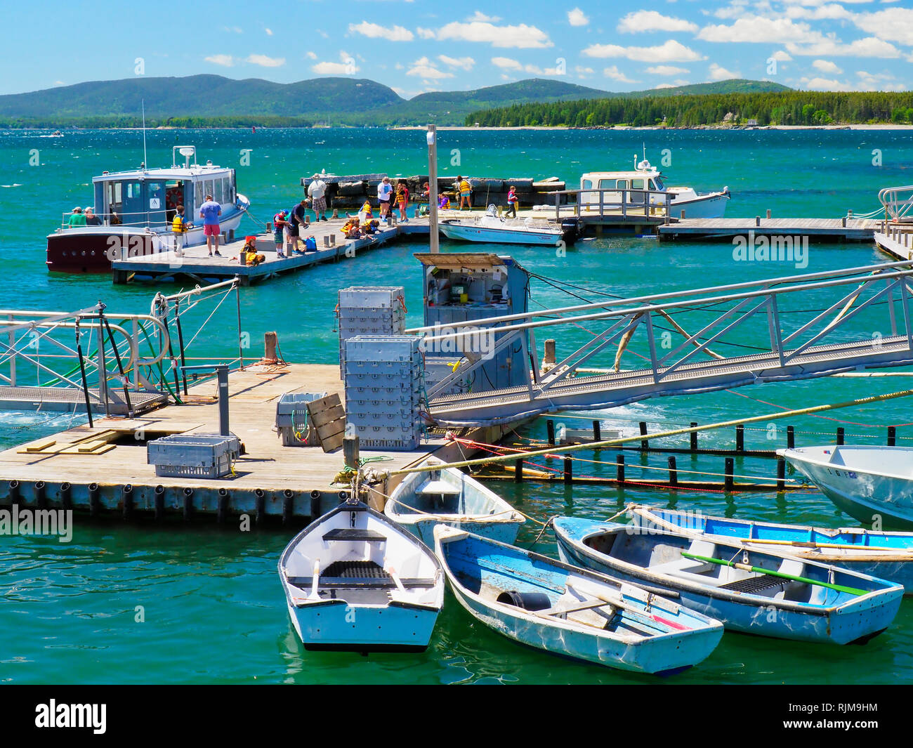 Harbor, Islesford, Little Cranberry Island, Maine, USA Stock Photo Alamy