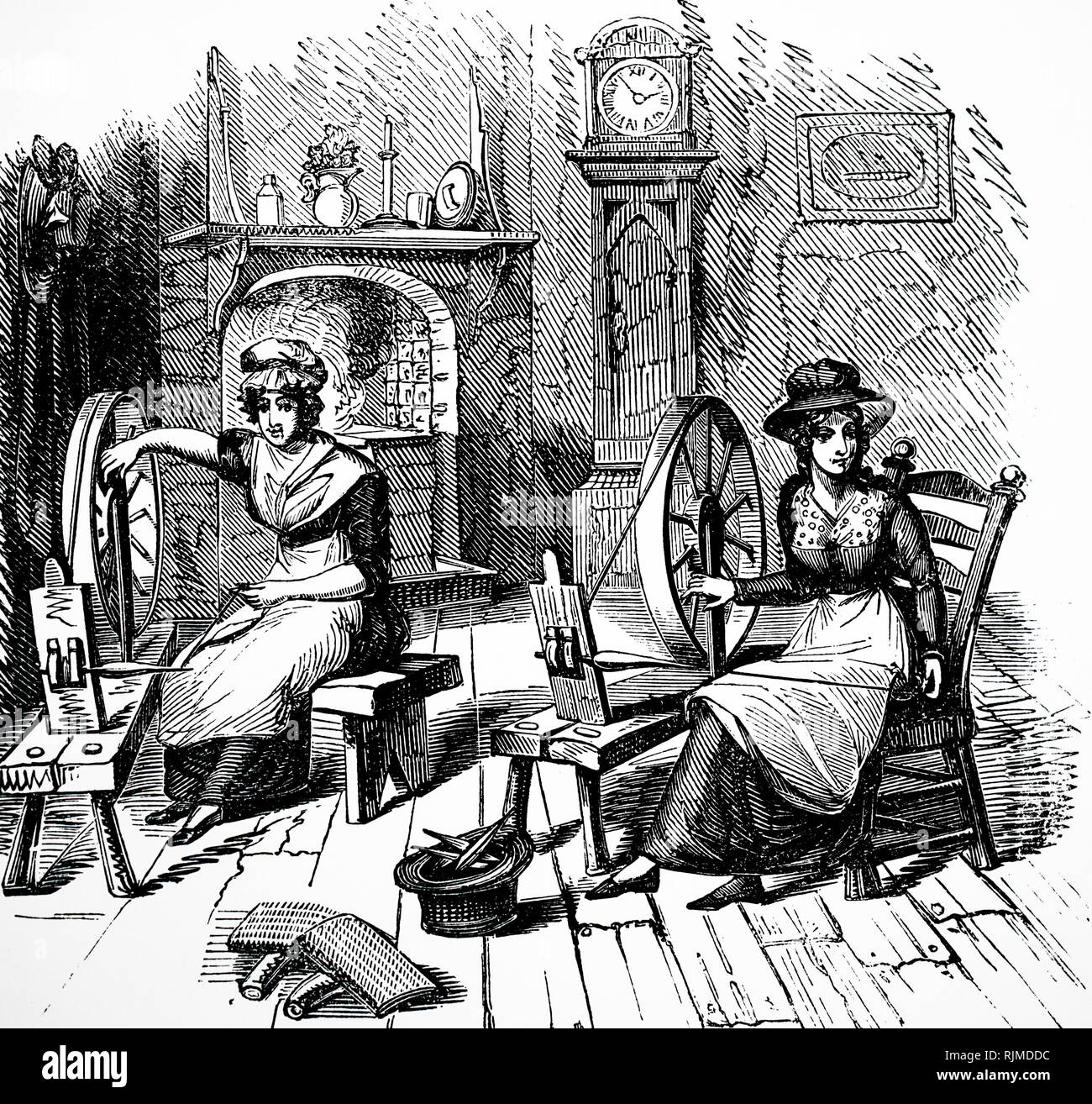 Hand carding spinning hires stock photography and images Alamy