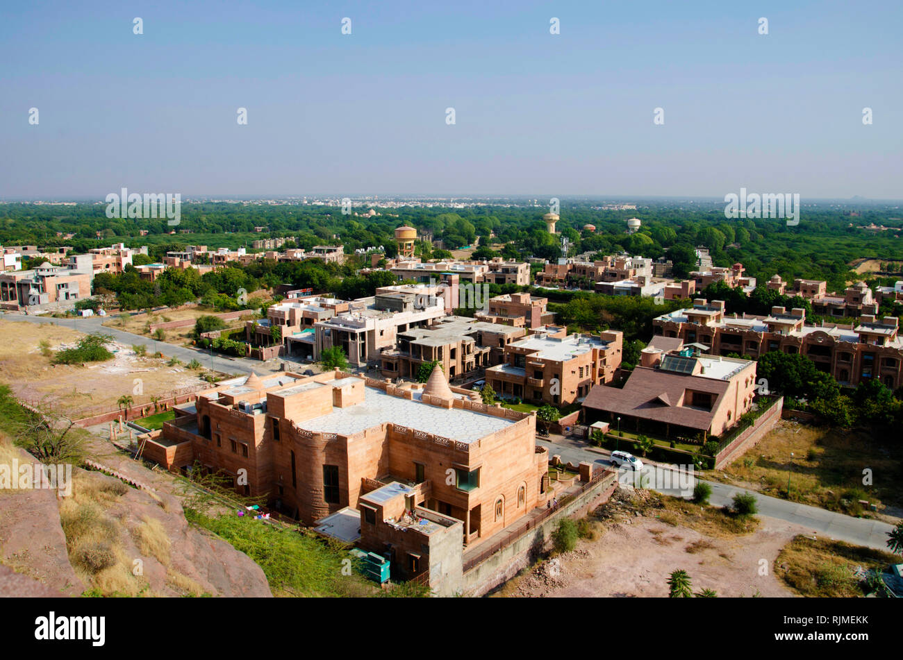 Aerial view of rajasthan hi-res stock photography and images - Alamy